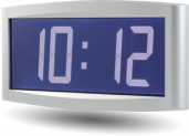 LCD-Digitaluhr DHF